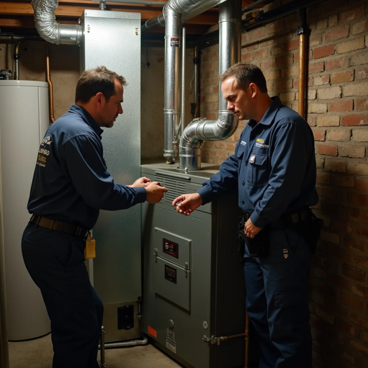 Cast-iron residential boiler in a Newburgh, NY basement that has shut down