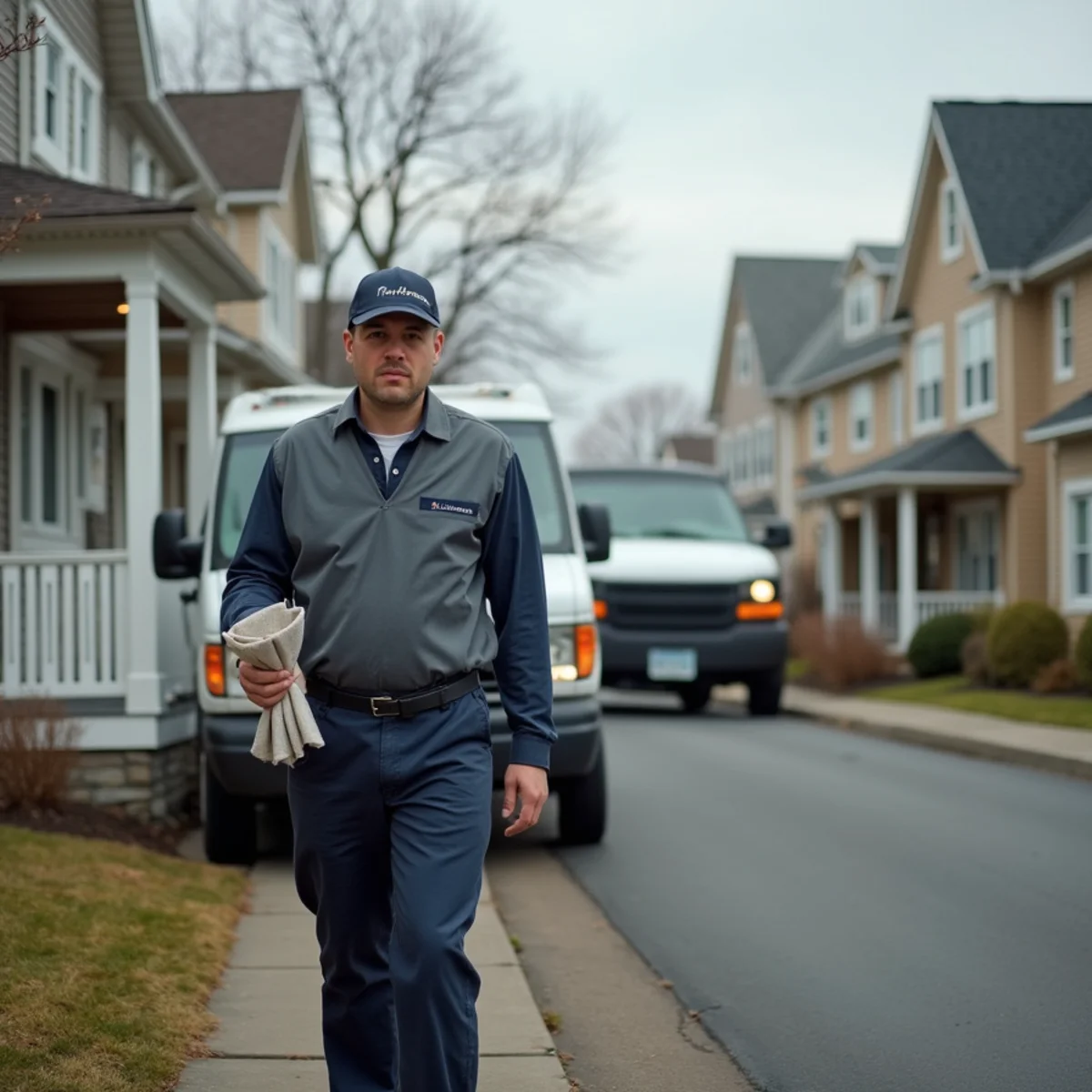 Typical Colonial Terrace, NY homes served by HVAC Newburgh NY
