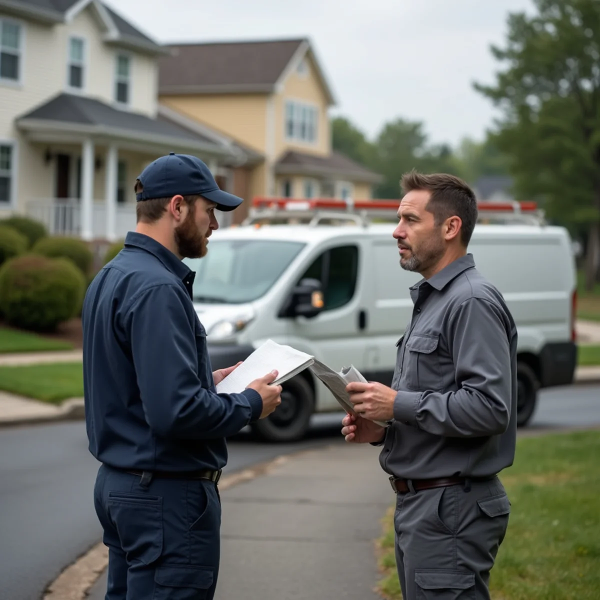 Typical Cornwall, NY homes served by HVAC Newburgh NY