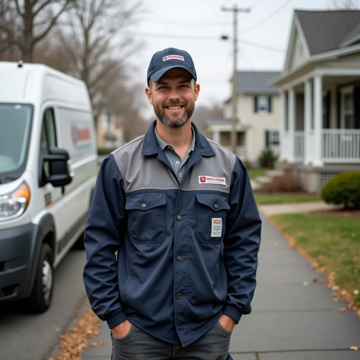 Typical Goshen, NY homes served by HVAC Newburgh NY