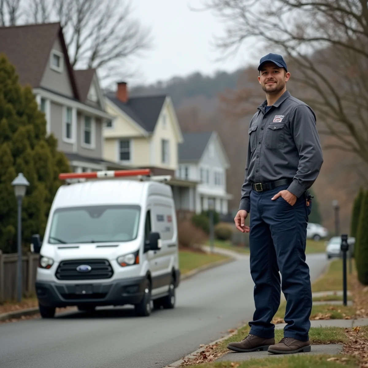 Typical Marlboro, NY homes served by HVAC Newburgh NY
