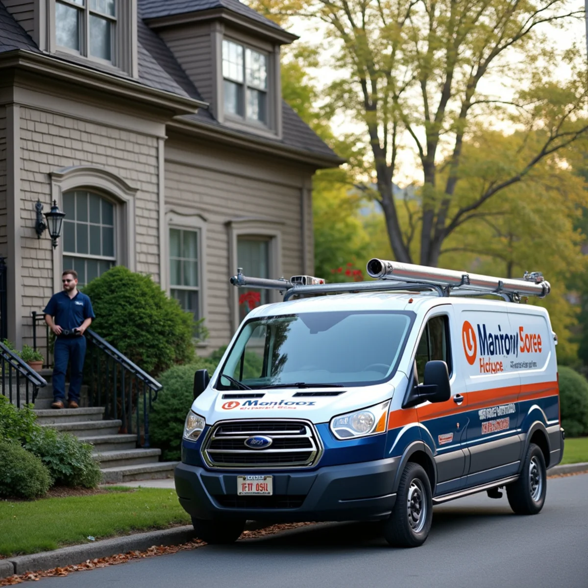 Boiler installation in a historic 19th-century home in Montgomery, NY