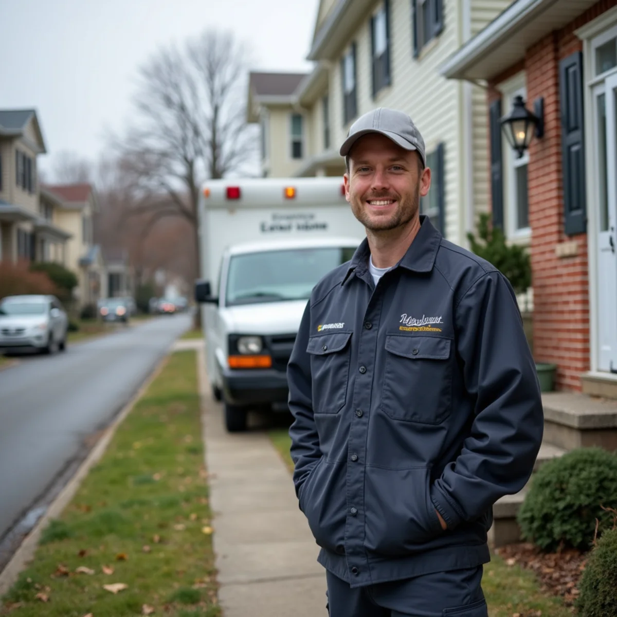 Typical Newburgh Heights, NY homes served by HVAC Newburgh NY